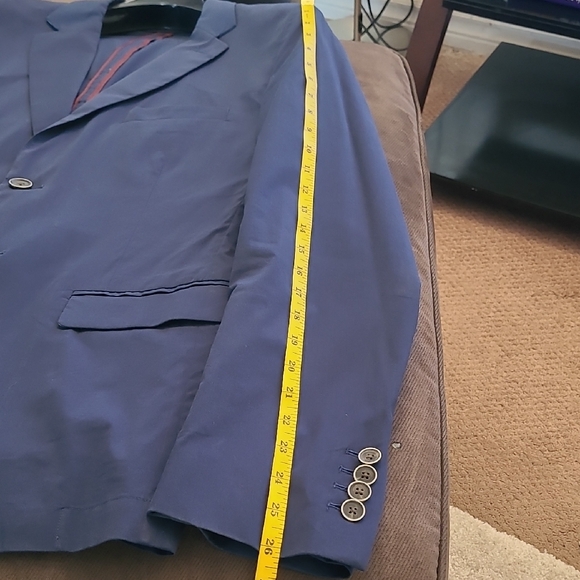 Men's Navy Blazer By ZARA - Picture 14 of 14